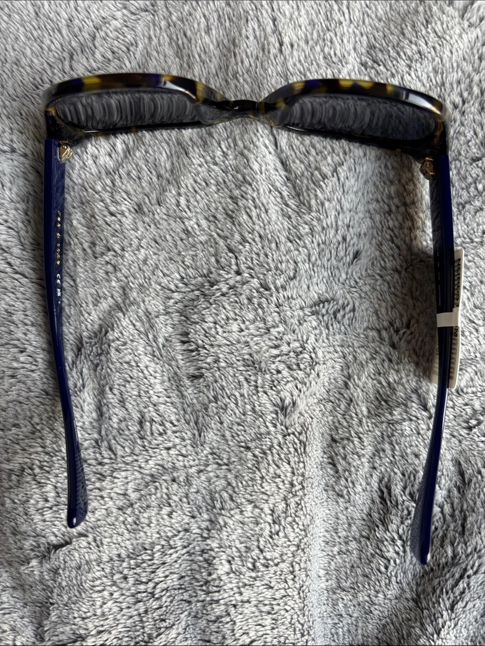 rag & bone Gradient Square Sunglasses in Yellow Havana/Blue/Grey Shaded NWT